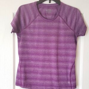 Eastern Mountain Sports Purple/White  Sport Tech DriMesh Fabric SZ S